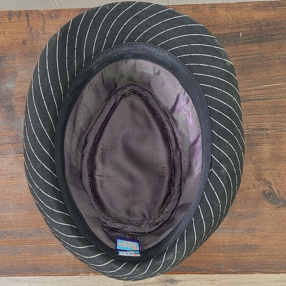 DP Outdoors Black White Striped Classic Panama Hat - Picture 6 of 7